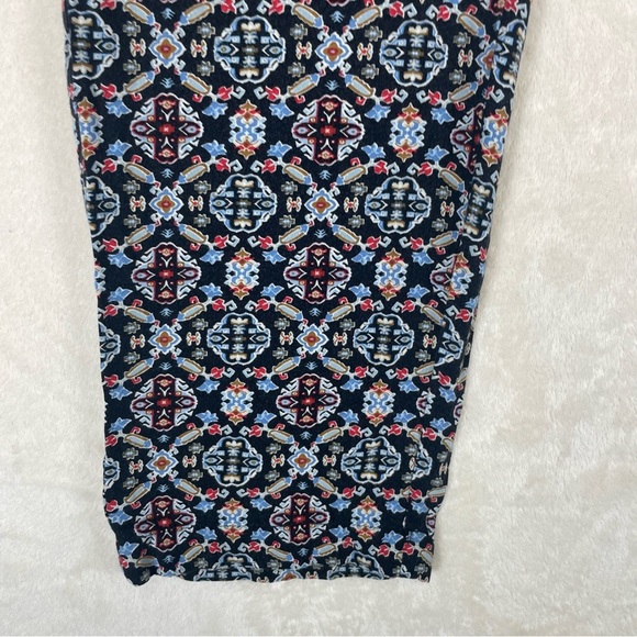 J Jill Pants Womens Boho Pull On Ankle Classic Resort Tapered patterned small - Picture 5 of 9